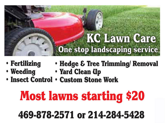 Lawn Service Advertisement