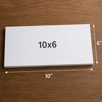 10x6 custom post-it note advertisement