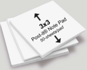 3x3 personalized note pad
