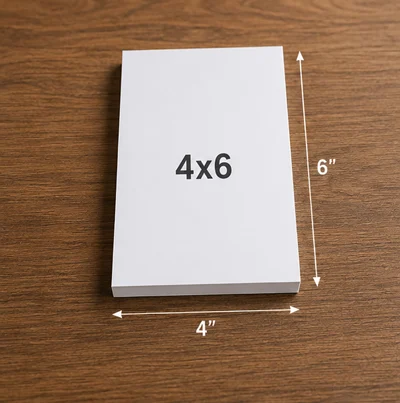 4x6 custom post-it note advertisement