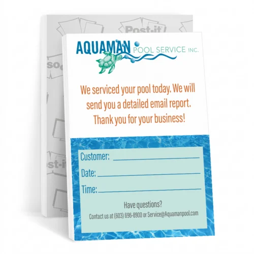 4x6 full color custom sticky note flyer