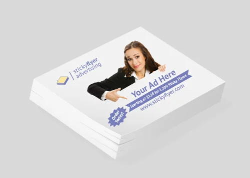 Custom 4×3 Post it Note Pad