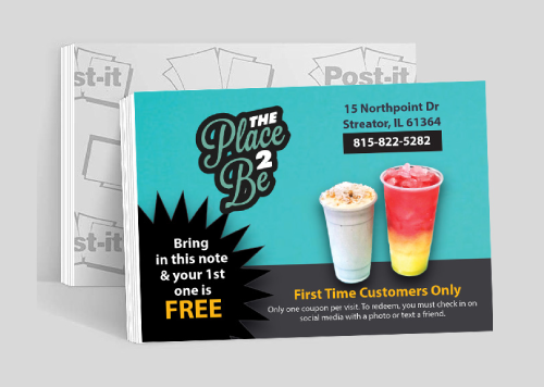 custom sticky notes 4x3