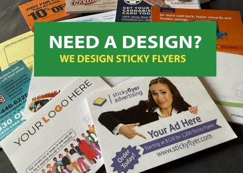 Sticky Note Design Services 2 sticky flyer graphic design