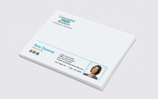 10x6 full color sticky note flyer