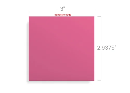 Order 3×3 Custom Pink Sticky Note 2 Order 3x3 pink custom sticky flyer notes