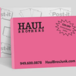 Custom Pink 4x3 Post it Note Pad  |  50-sheet pads