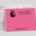 Order Custom Pink Sticky Notes 4x3 -- Post It® Note
