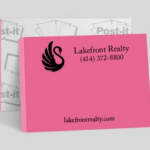 Order Custom Pink Sticky Notes 4x3 -- Post It® Note