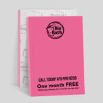 Custom Pink Post it Note Pad 4x6  |  50-sheet pads