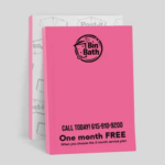 Custom Pink Post it Note Pad 4x6  |  50-sheet pads