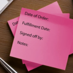 Order 3×3 Custom Pink Sticky Note