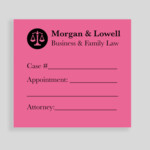 Custom 3x3 Pink Post it Note Pad  |  50-sheet pads