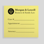 Custom 3x3 Yellow Post it Note Pad  |  50-sheet pads