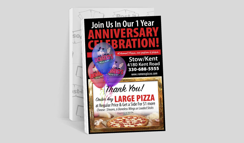 blog post breadstick upsell pizza notes coupon