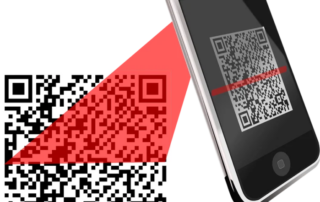 qr code pizza sticky note advertising