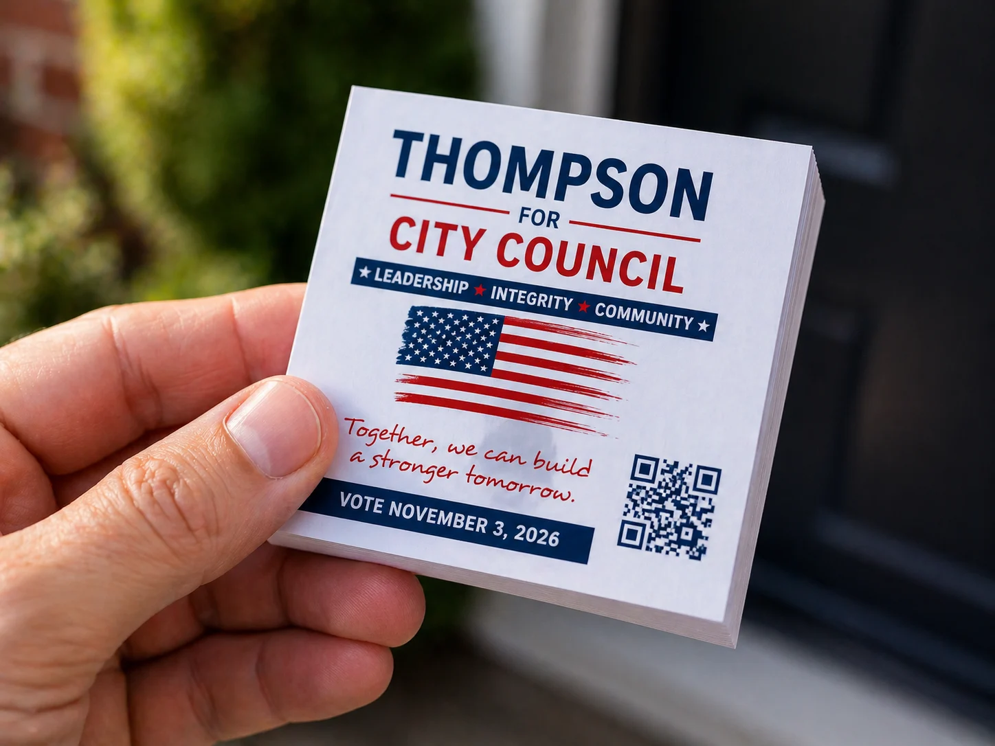 sticky note pad for political campaigns