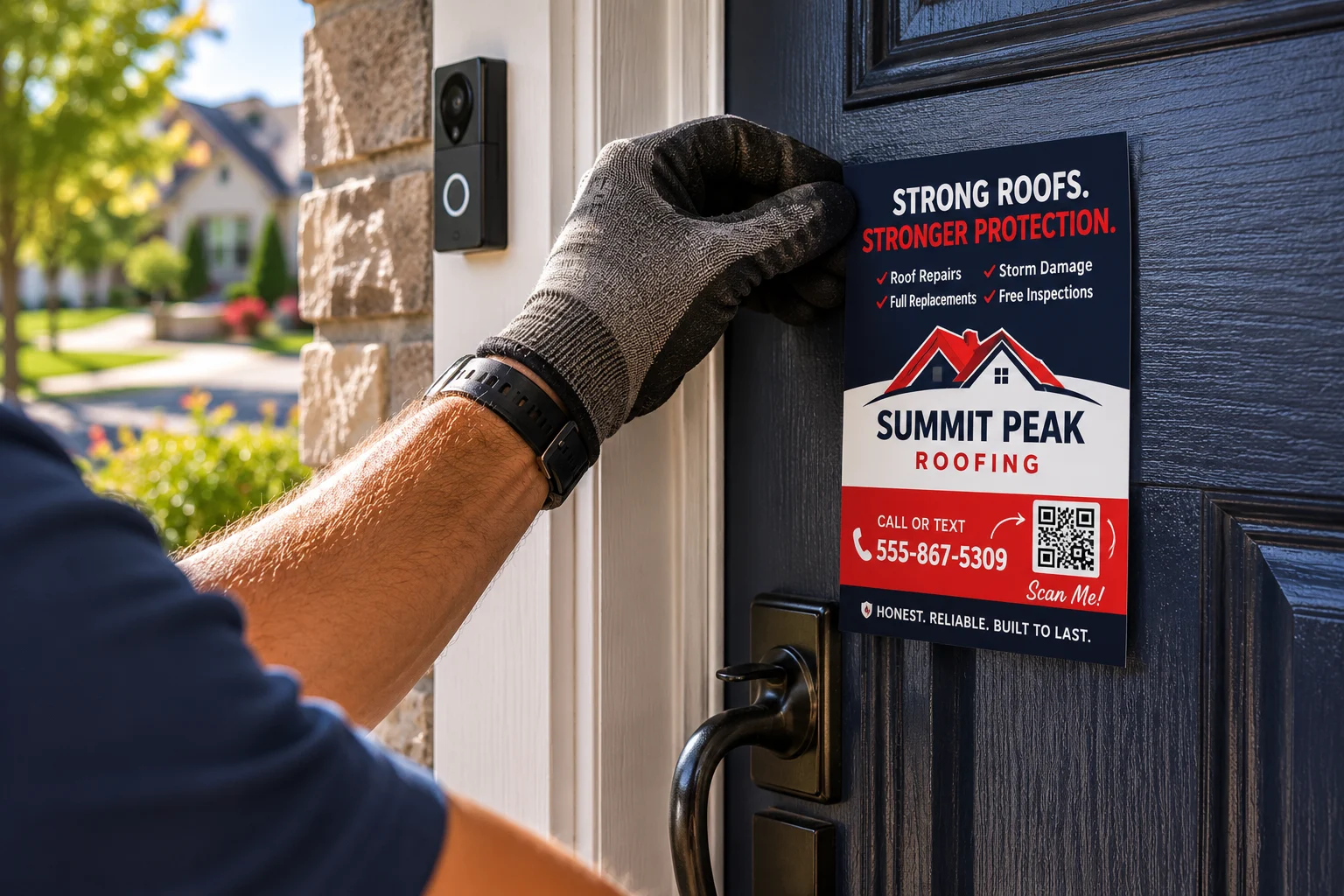 sticky note flyers for contractors