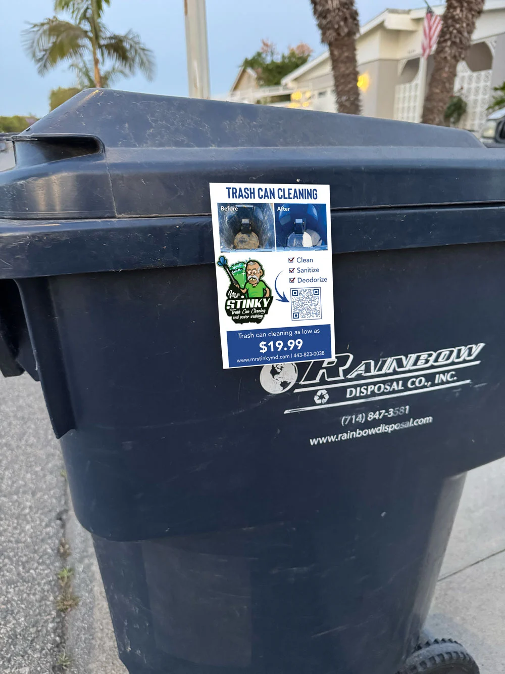Trash Bin Cleaning Flyer Example Trash Bin Cleaning Flyer Example